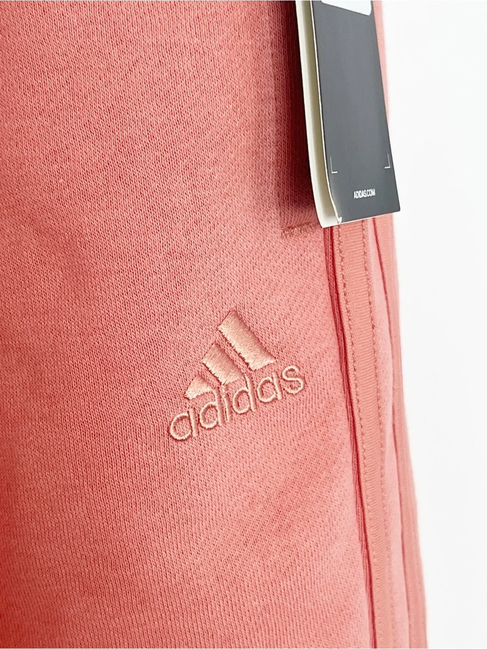 Adidas Kids Essential 3 Stripe Fleece Joggers Size Medium (10/12)